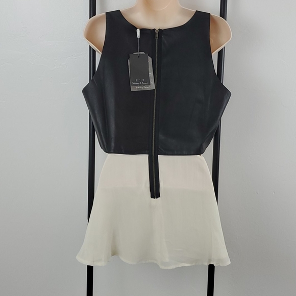 Patterson J. Kincaid PJK droplet peplum tank top - Picture 5 of 9